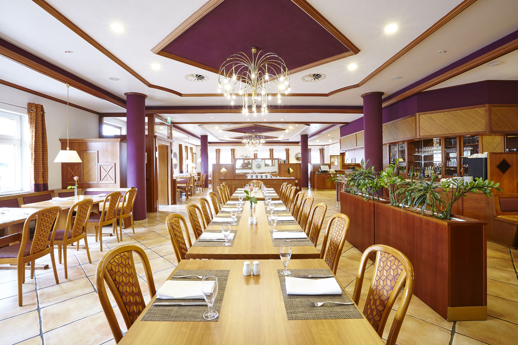 Trans World Hotel Columbus Seligenstadt Restaurang bild