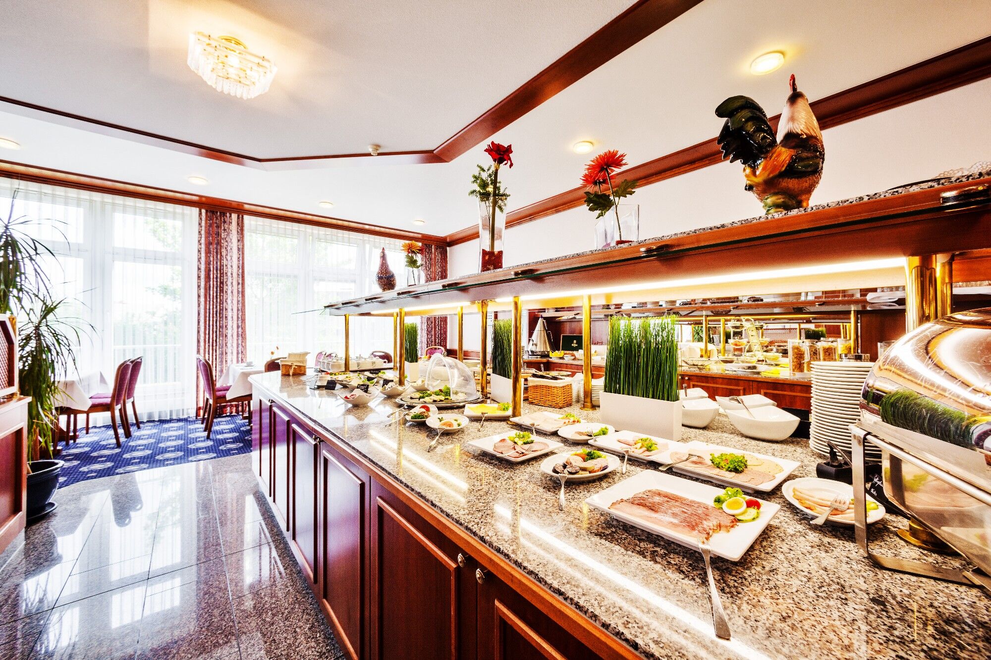 Trans World Hotel Columbus Seligenstadt Restaurang bild